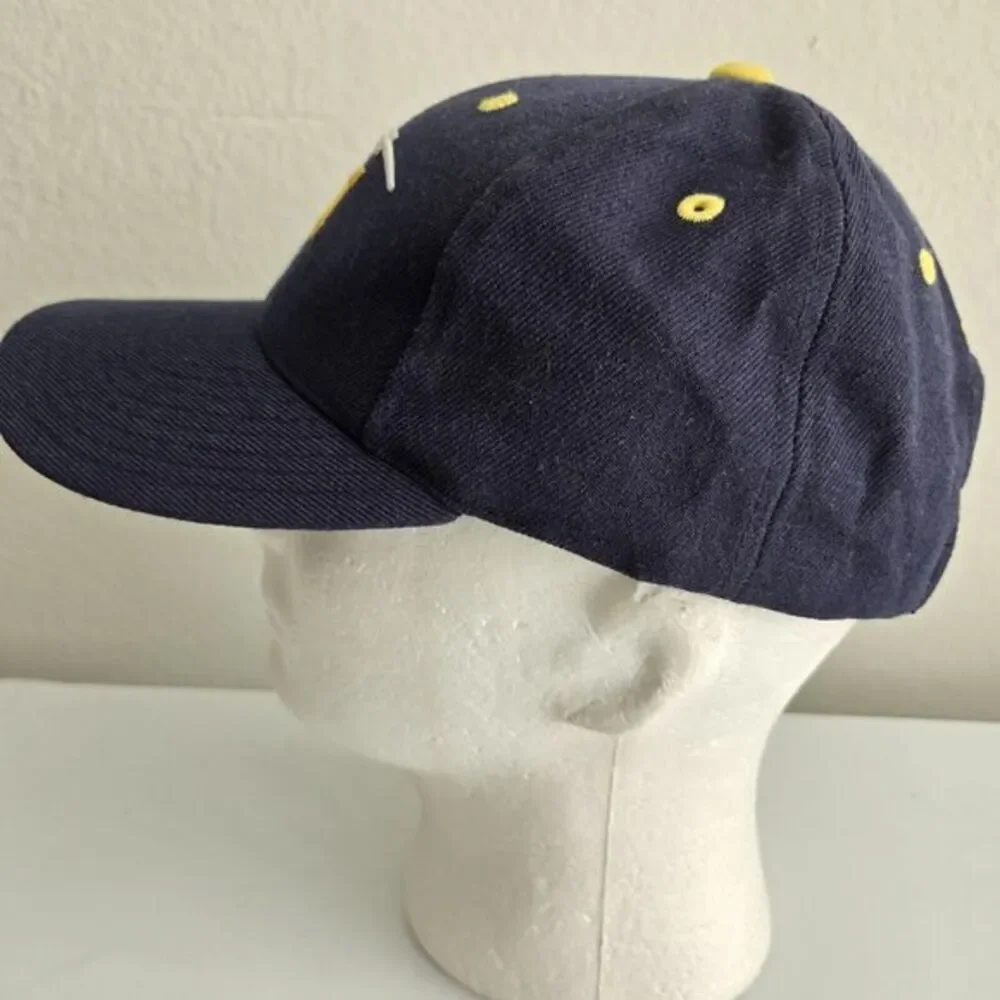 Vintage Michigan Wolverines Strapback Hat Big‎ House Football Puma NWT